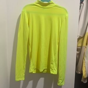 Neon Yellow Turtleneck - Size S